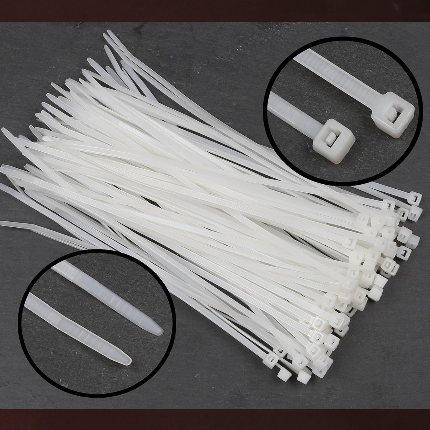 3141 10inch Nylon Self Locking Cable Ties Heavy Duty Strong Zip Wire Tie. Pack Of 100 3141 10inch Nylon Self Locking Cable Ties Heavy Duty Strong Zip Wire Tie. Pack Of 100